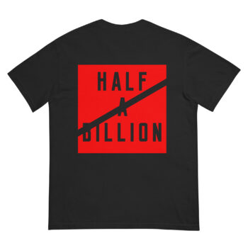 Black Half A Billion Slash T-Shirt