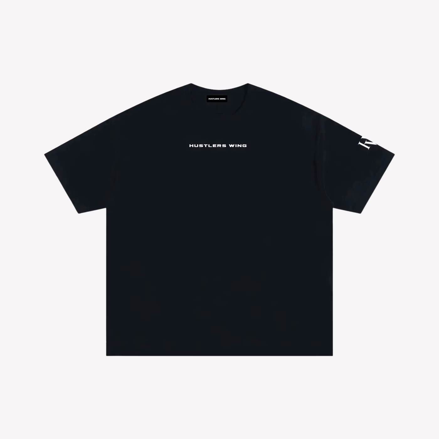 Black Hustlers Wing Slick T-Shirt
