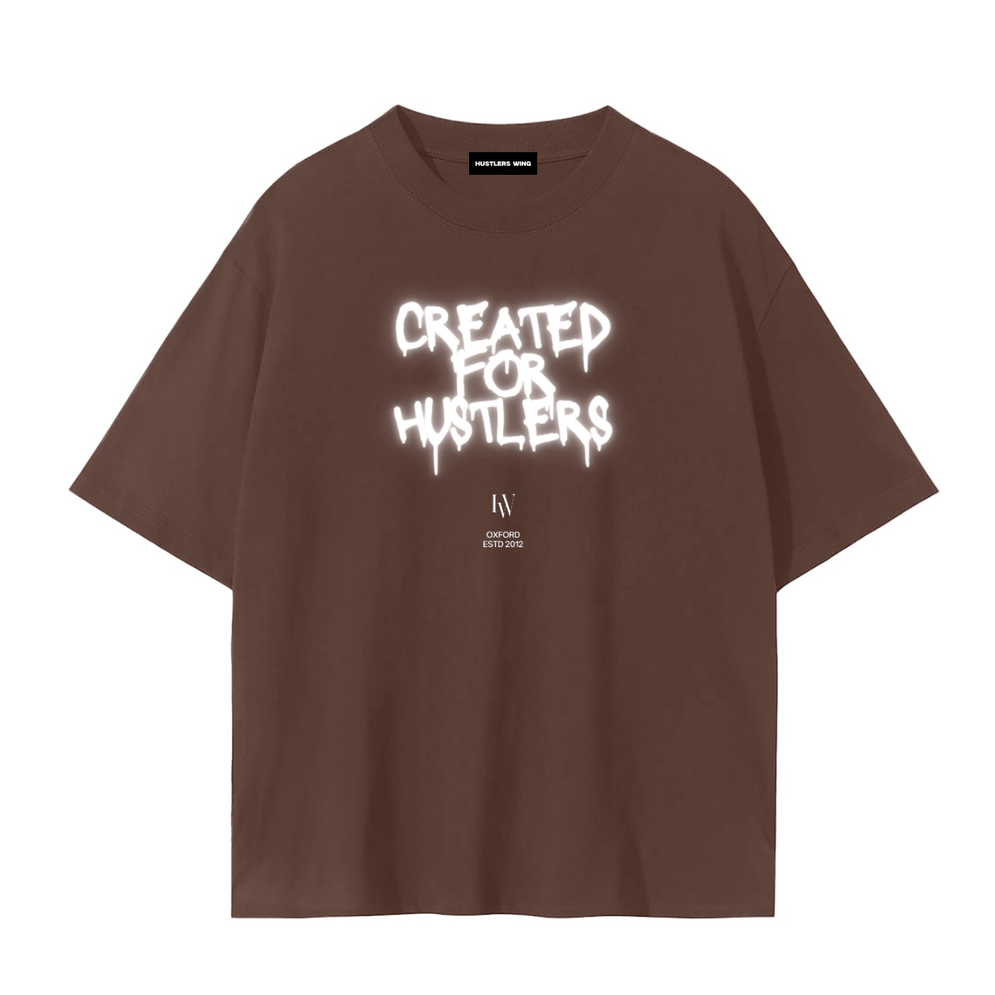 Brown Created For Hustlers T-Shirt